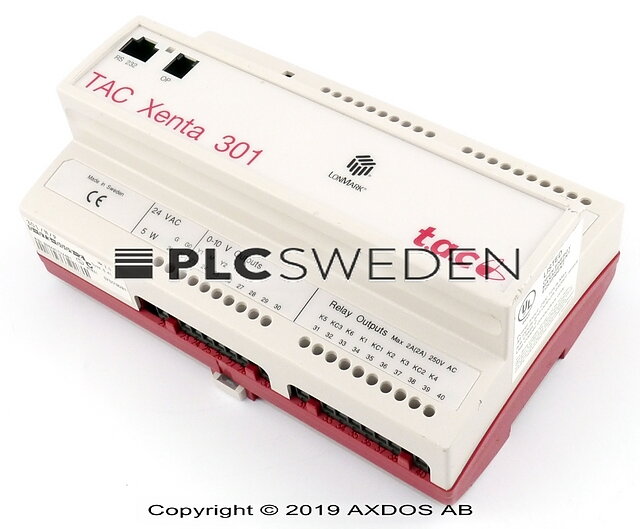 Schneider Electric TAC Xenta 301 (TACXENTA301) - Axdos AB | PLCSWEDEN ...