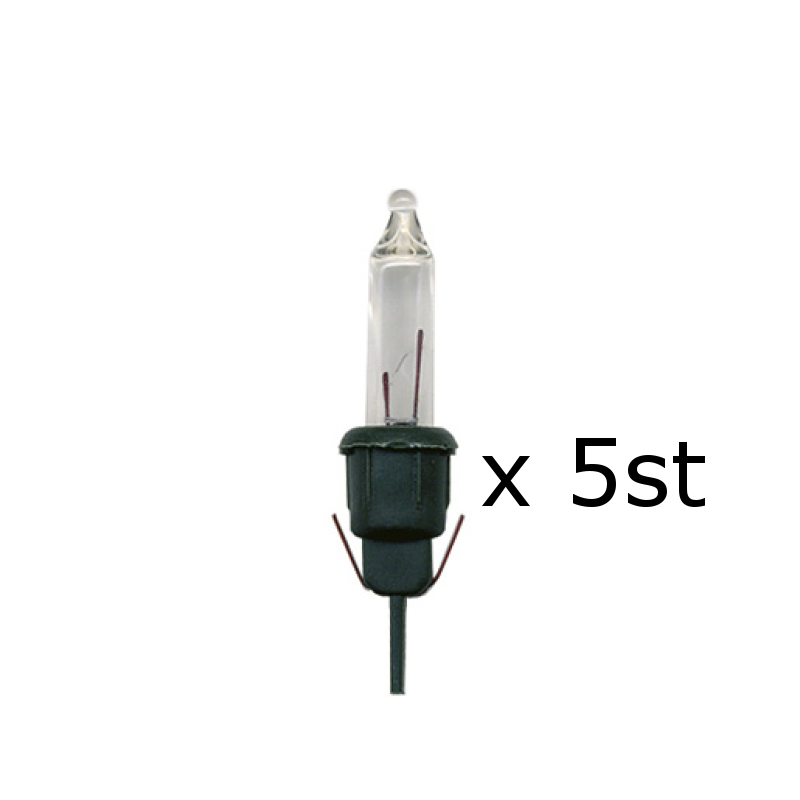 Pisellolampa push in 0,19W 3V, 5 pack lamportillallt Pisellolampa push in 3V, 5 pack lamportillallt