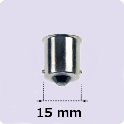 Billampa Ba15s 15W 6V lamportillallt LED lampor, välj sockel lamportillallt