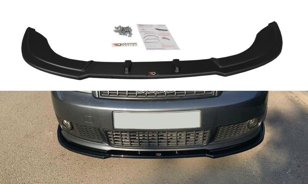 FRONT SPLITTER V.2 AUDI A4 B6 S LINE Bluepower FRONT SPLITTER AUDI S4 B6 bluepower.se