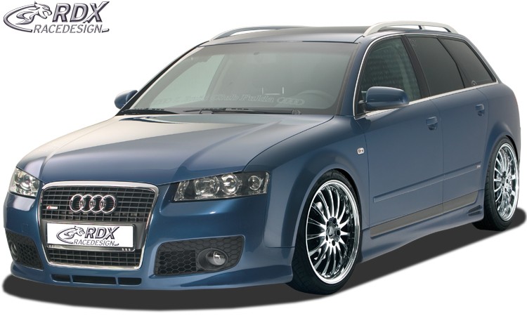 BONNET EXTENSION AUDI A4 B68E SINGLE FRAME Bluepower FRONT SPLITTER AUDI S4 B6 bluepower.se