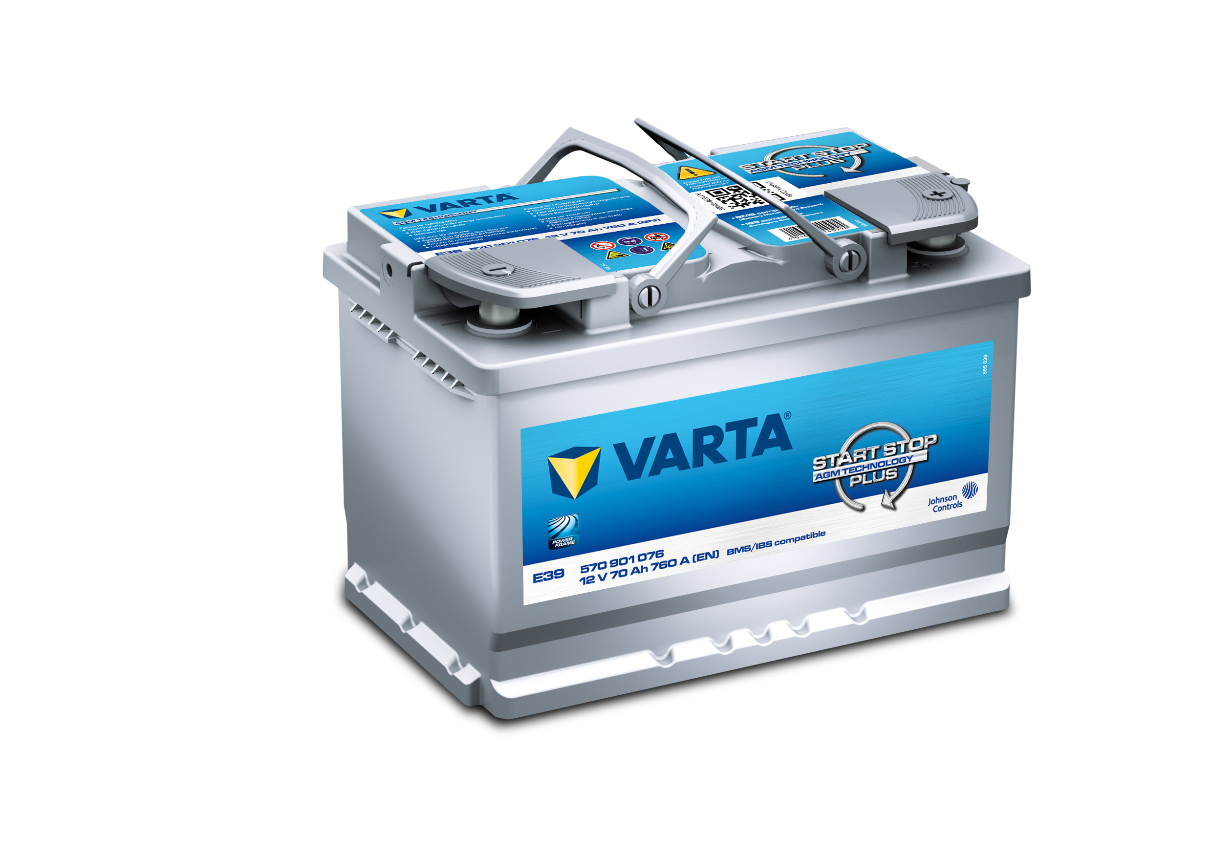 Varta AGM/Start & Stop Bilbatterier - VoltPower