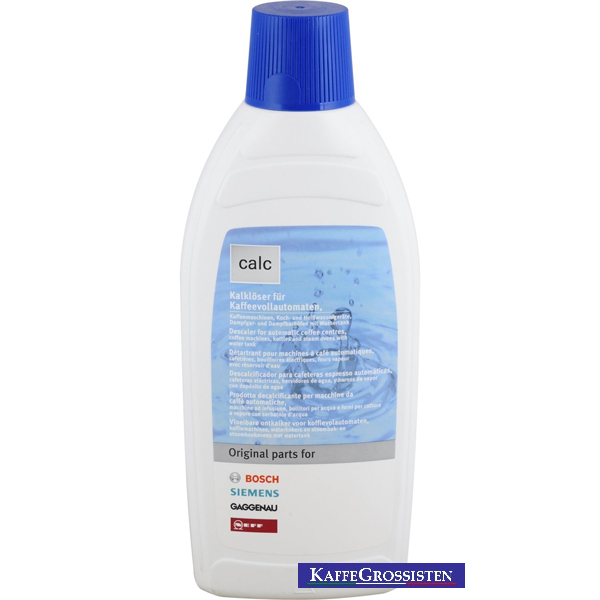 Bosch KaffeGrossisten Avkalkning 500 ml. i flaska Bosch Siemens original