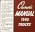 1940 Chevrolet Truck Owner's Manual