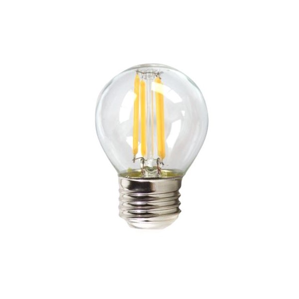 Glödlampor Inredarna.nu Sfärisk LED lampa Silver Electronics 980927 E27 10W Varmt