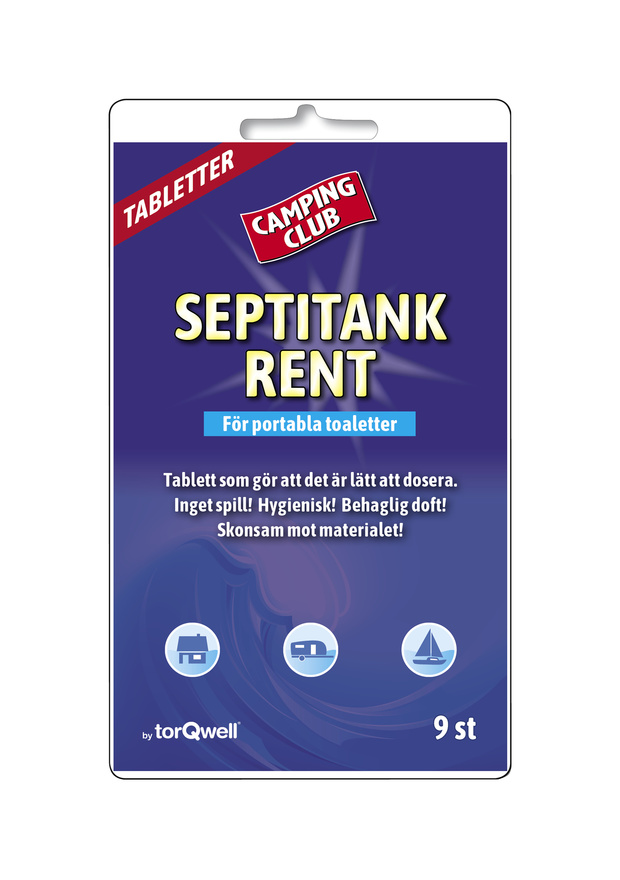 RV septisk tank krok upp