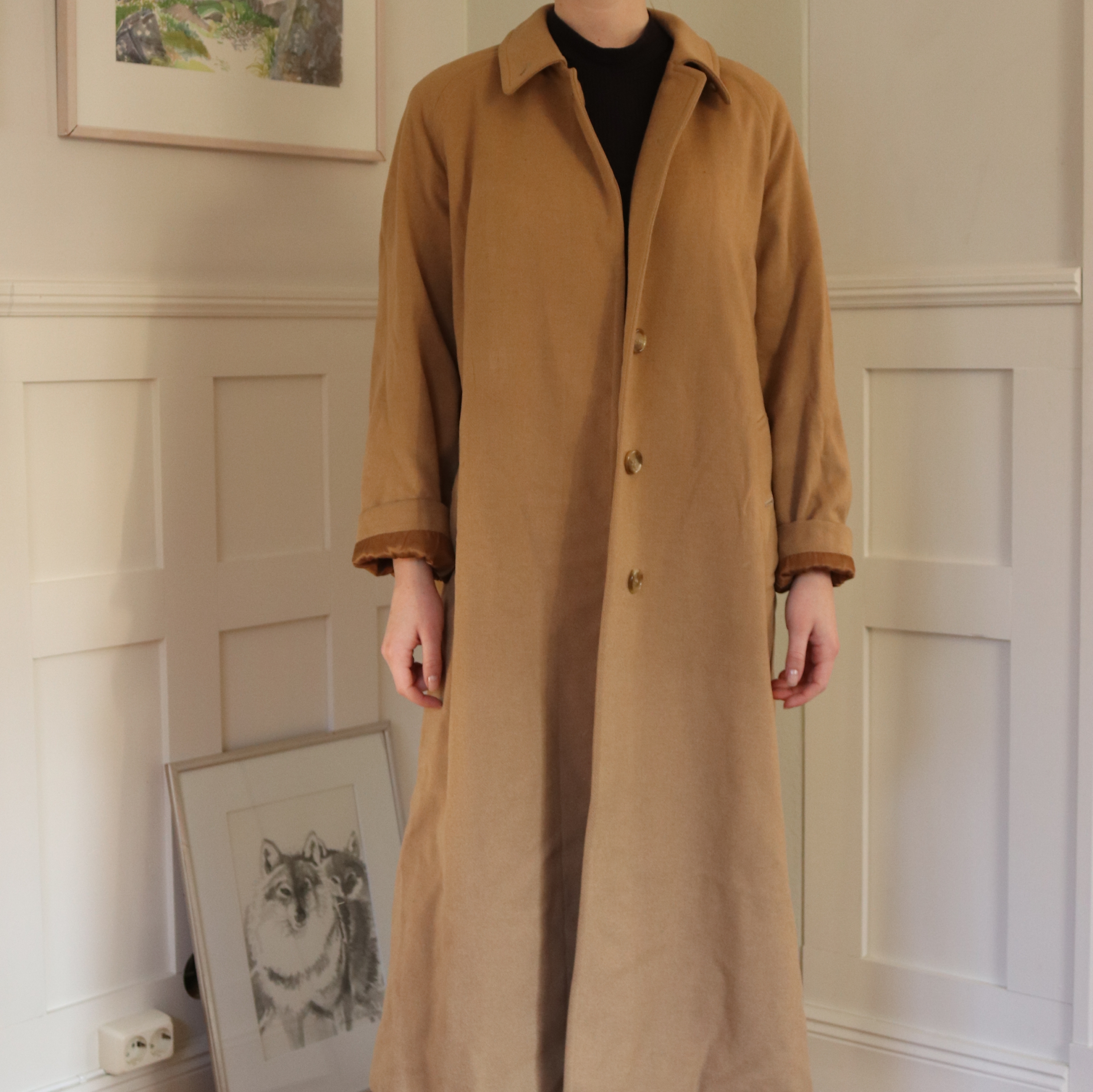 burberry wool overcoat