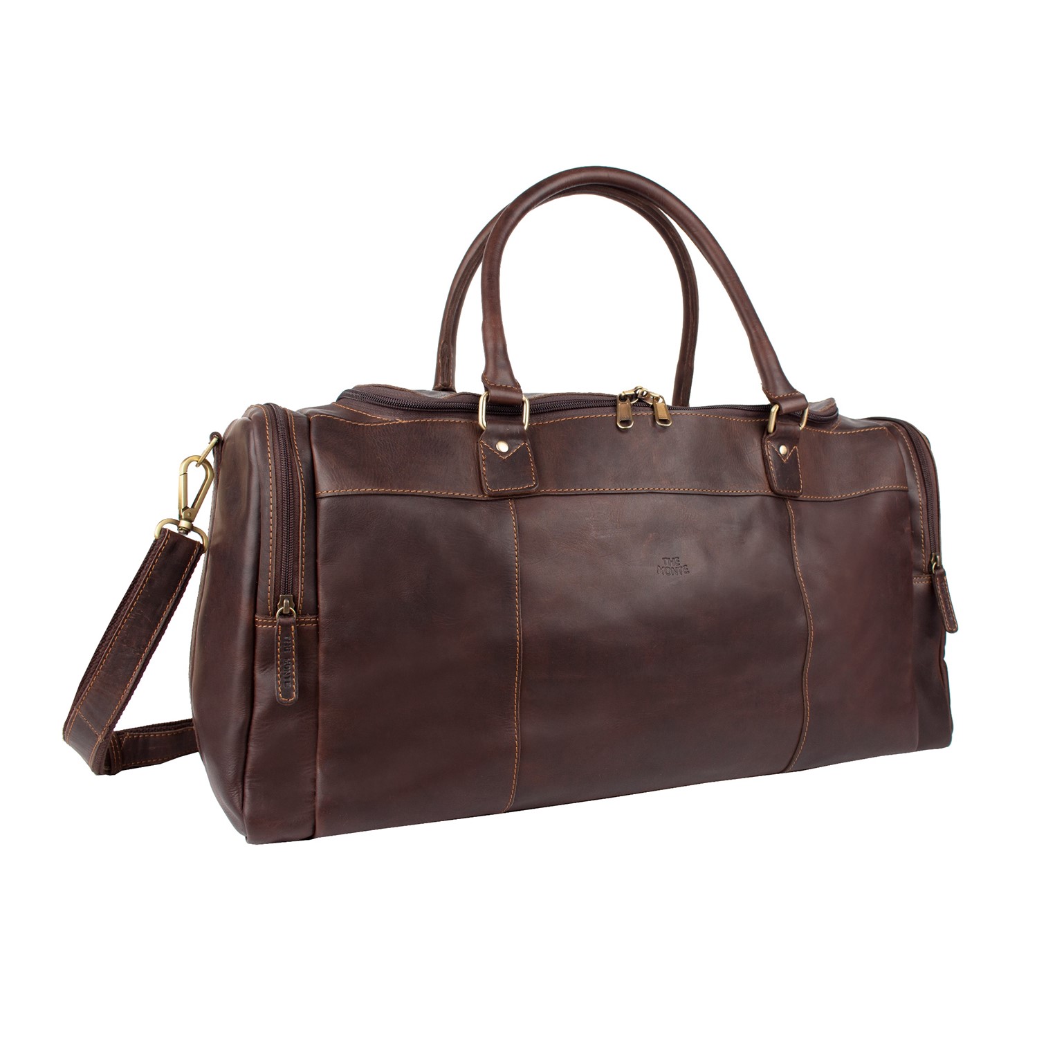 The Monte Weekendbag Brun i Skinn Adriatik Travel Bag THE MONTE Adriatik Travel Bag