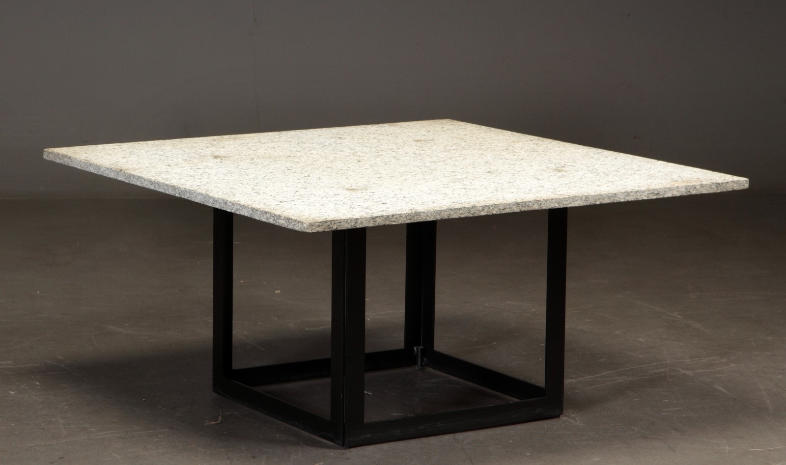 Coffee Table With Granite Top And Steel Frame 100 X Cm Coffee Table With Granite Top And Steel Frame 100 X Cm