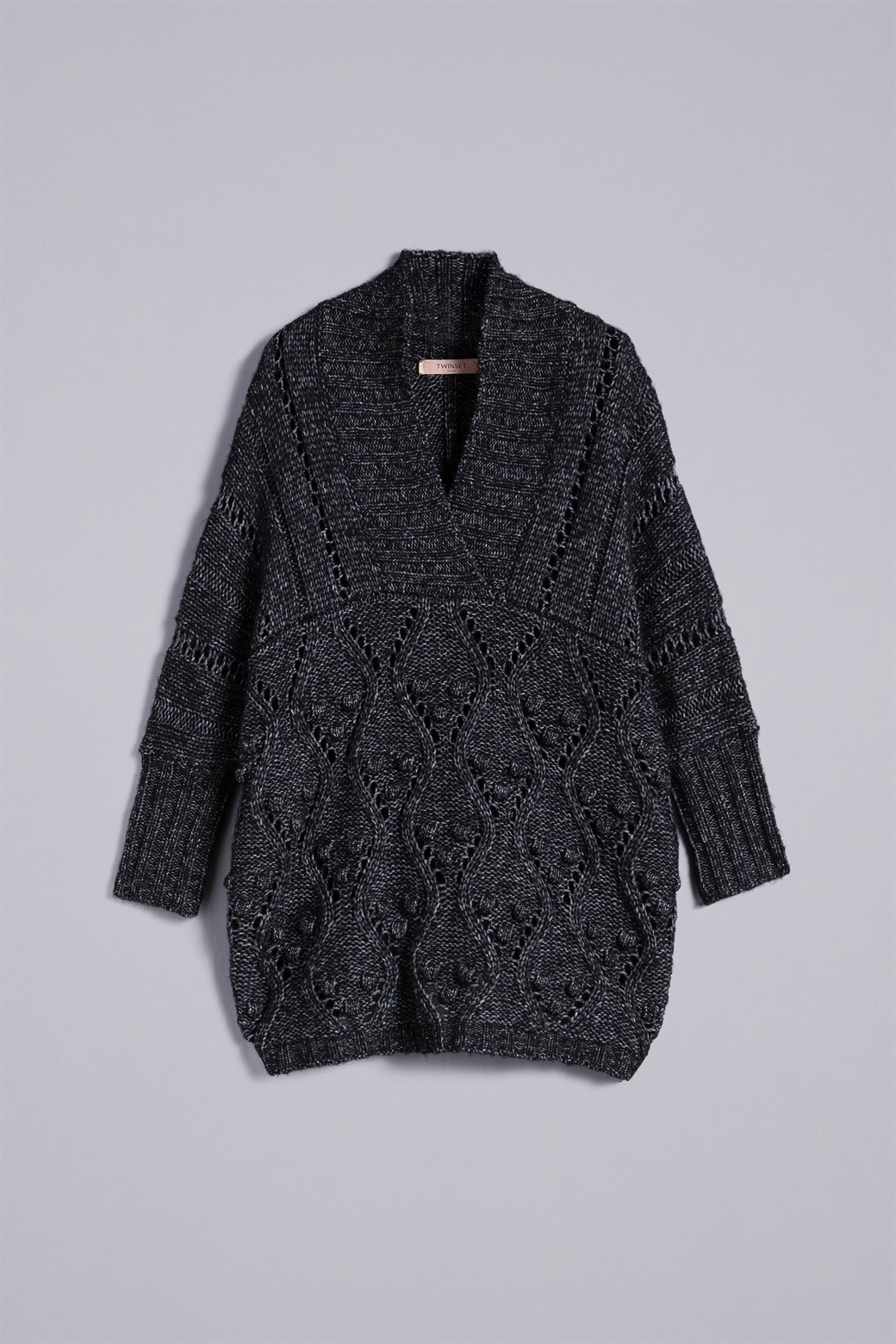 Mélange Effect Maxi Jumper 3Magasin Mélange Effect Maxi Jumper 3Magasin