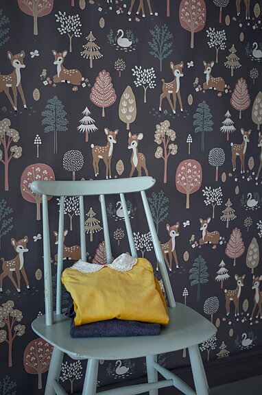 Golden Woods Deep Grey Majvillan